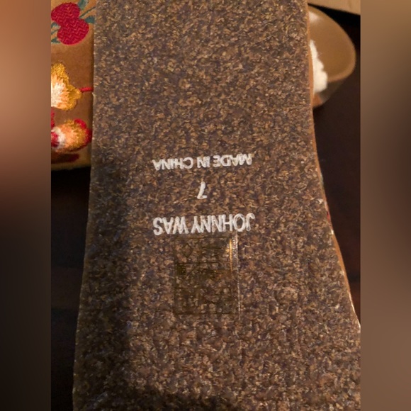 NEW JOHNNY WAS women's embroidered taline mule in cognac - Picture 6 of 7